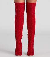 Bottes à talons aiguilles Stellar Shine